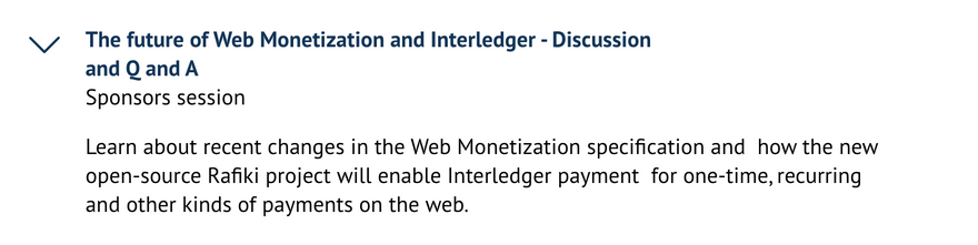 Web Monetization @ TPAC