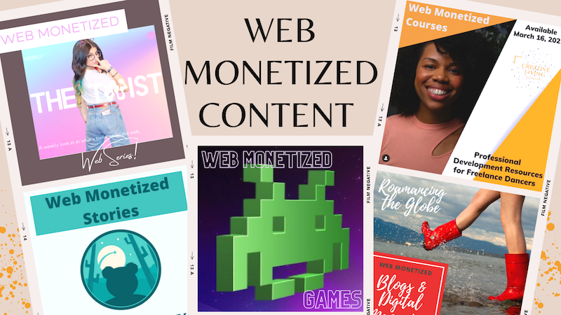 Web Monetized Content Library