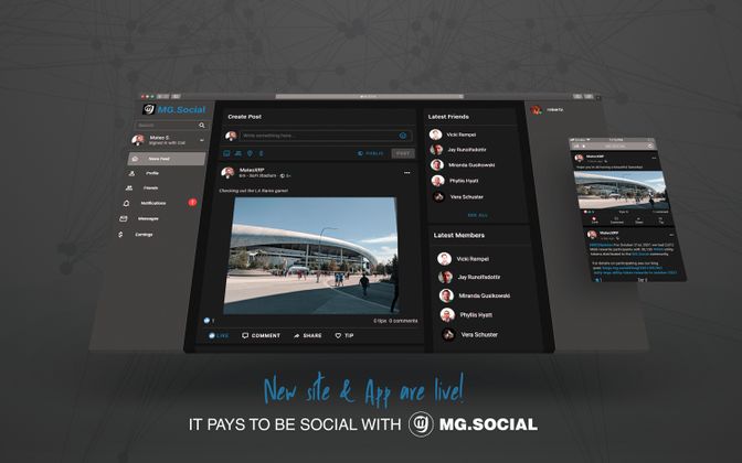 Cover image for MG.Social: New web app is live!
