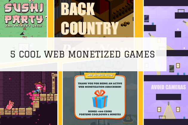 Cover image for Five cool Web Monetized games to play right now