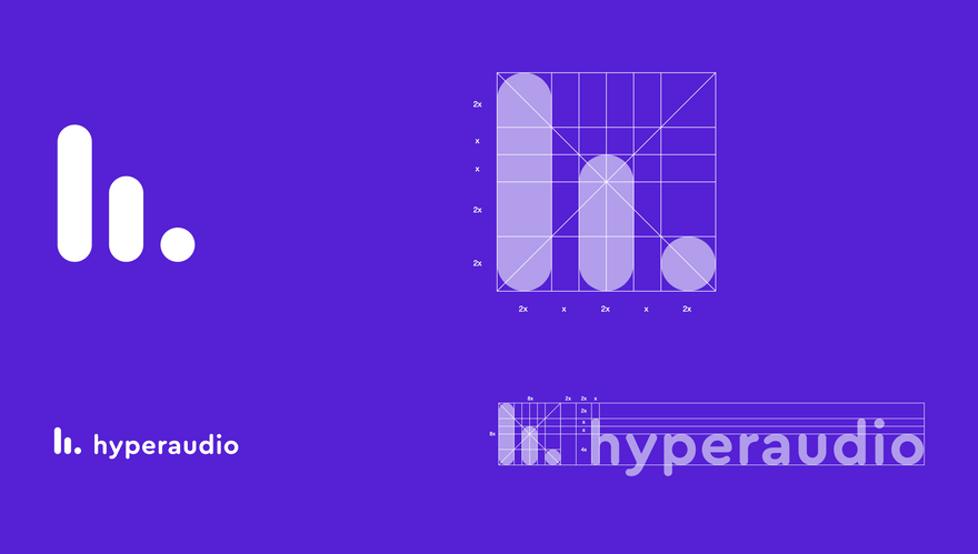 Hyperaudio logomark and logotype